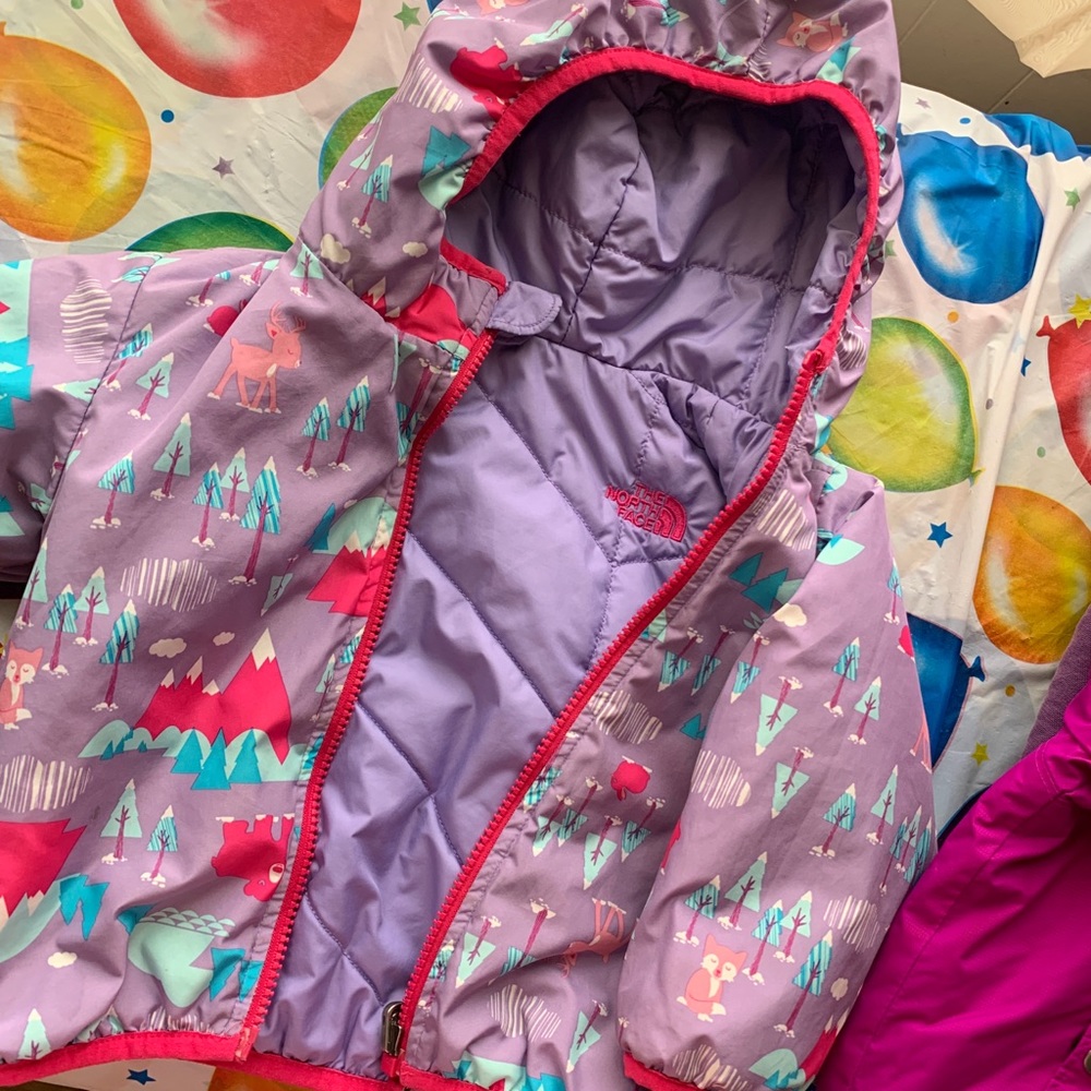 North Face toddler girls winter coat